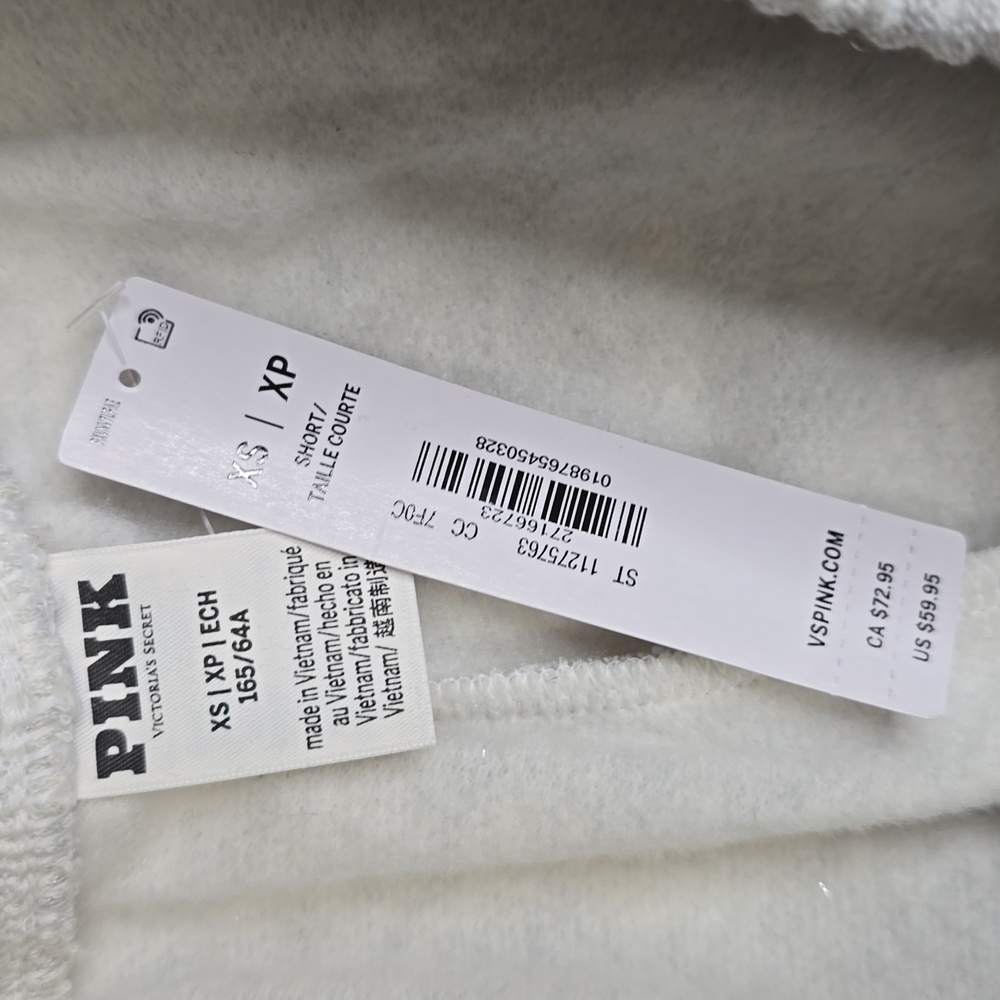3329 NWT PINK Campus Fleece Sweatpants Sz XS - Picture 6 of 8